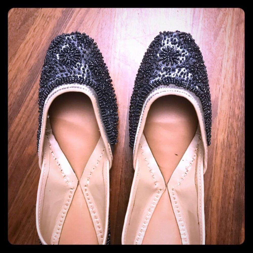 Handmade Indian Sequin shoes